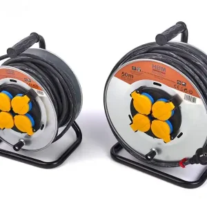 Tambur cablu curent IP44 50 m, 3 x 1.5 mm – HBM 9283 Cumpără online