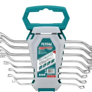 Set 8 chei inelare cu cot TOTAL Industrial - 6-22mm Livrare expres