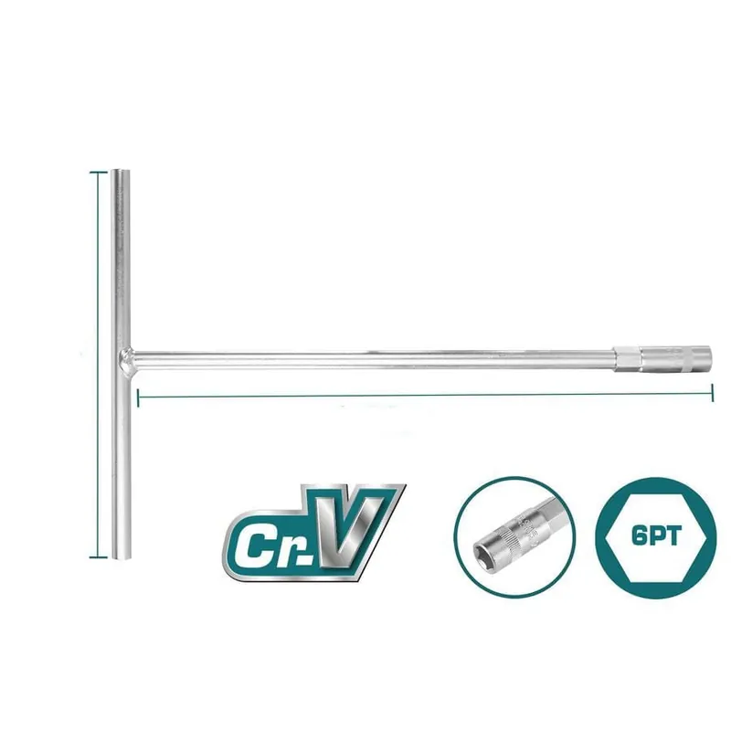 Cheie tubulara TOTAL cu maner in T - 12mm, 200x3 Ofertă de sezon