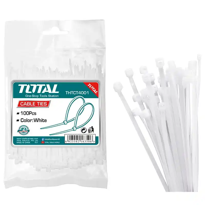Coliere de plastic TOTAL - 100 buc. - 400mm Livrare expres