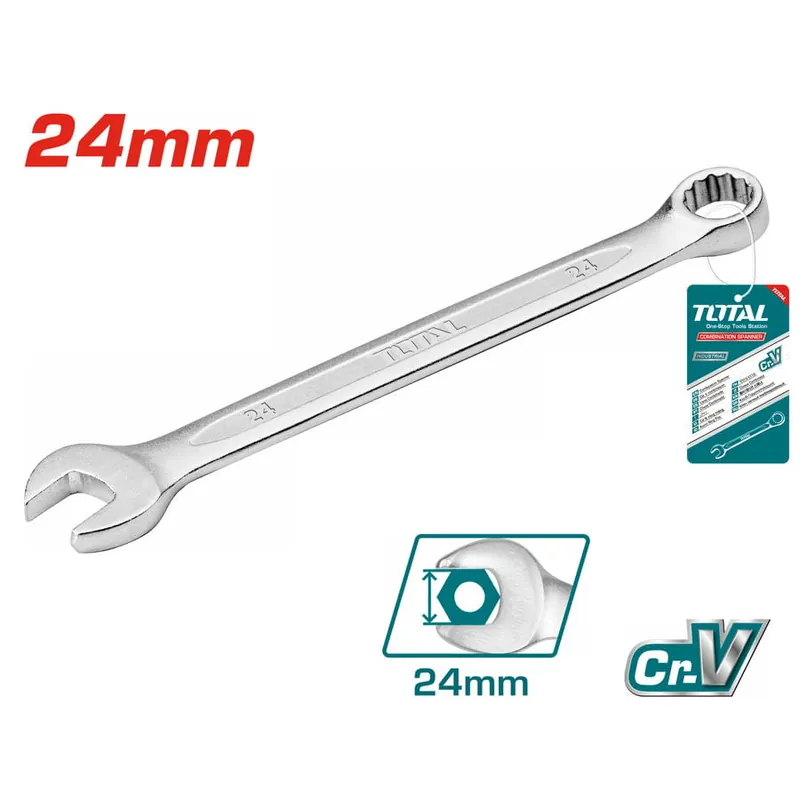 Ofertă de sezon Cheie combinata TOTAL - 24mm,L287mm INDUSTRIAL