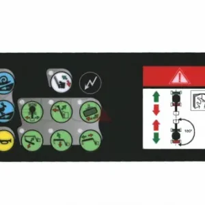 Autocolant telecomanda nacela Haulotte HA12IP /HA15IP 307P218040 Preț redus