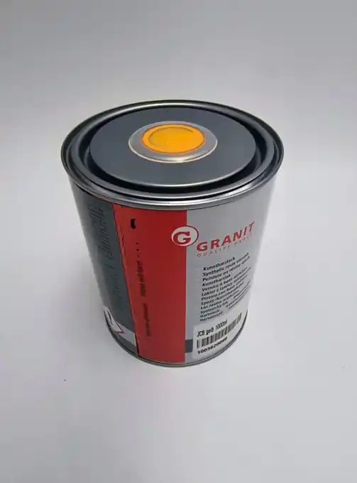 Preț promoțional Cutie vopsea galben JCB 1L - Granit