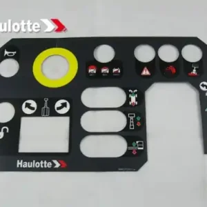 Autocolant panou comanda sus nacela Haulotte Star 8 AC/ Star 10AC Ultima șansă
