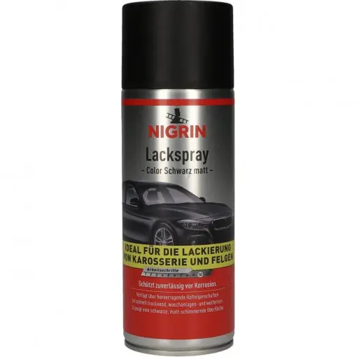 Cel mai bun preț Spray vopsea neagra mat 400ml NIGRIN