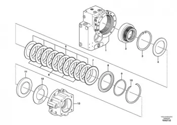 Disc ambreiaj Volvo EW130, EW140C, EW140D, EW145B, EW160C, EW160D, EW170 Preț mic