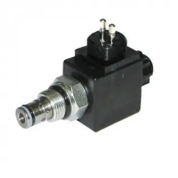 Electroventil cu actiune unica 24V 12,7x3/4 UNF pentru trape hidraulice Dhollandia Retur ușor