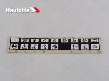 Nu rata Eticheta lampi indicare telecomenzi nacele Haulotte HT 28 RTJ