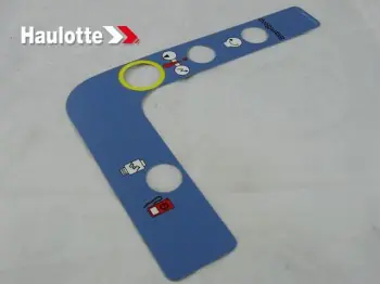 Eticheta parte dreapta telecomanda nacela Haulotte HA 16 RTJ/RTJO/RTJPRO, HA20 /28/32 RTJ Transport gratuit