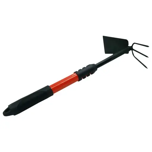 Plată securizată Sapaliga cu 3 dinti si lopatica, maner ergonomic, gradinarit