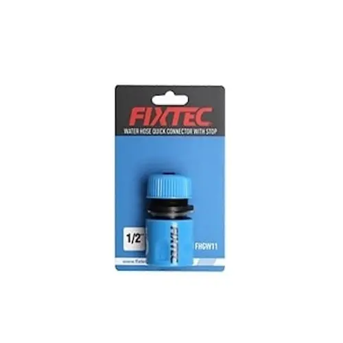 Conector rapid 1/2" pentru furtun 1/2" cu oprire, FIXTEC Mai ieftin