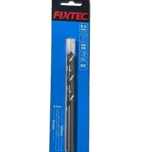 Burghiu Metal HSS-M2 FIXTEC 9.5 mm x 125 mm Cel mai vândut