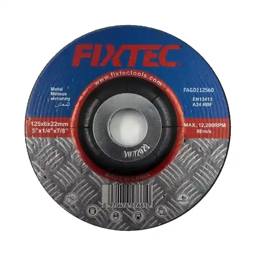 Promoție Disc abraziv de slefuire FIXTEC 125x6x22mm