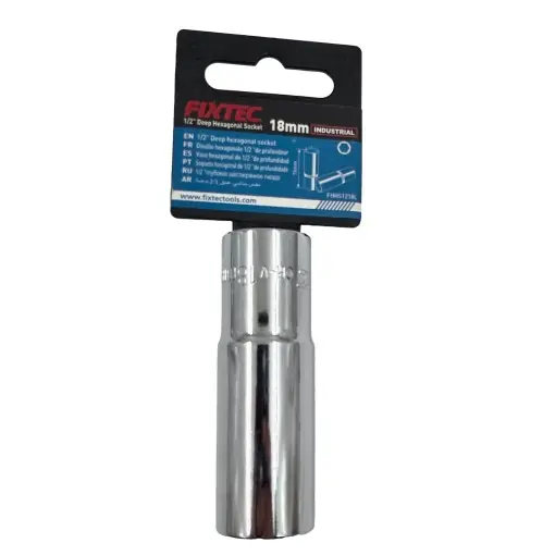 Cap cheie tubulara de impact 18 mm, FIXTEC, prindere 1/2 Retur gratuit