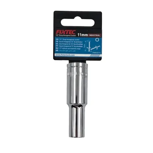 Ieftin Cap cheie tubulara de impact 11 mm, FIXTEC, prindere 1/2