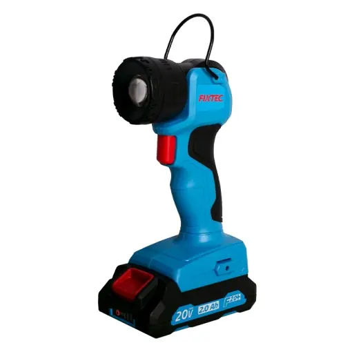 Promoție Lanterna profesionala FIXTEC 20 V LED 280 LM, unghi reglabil