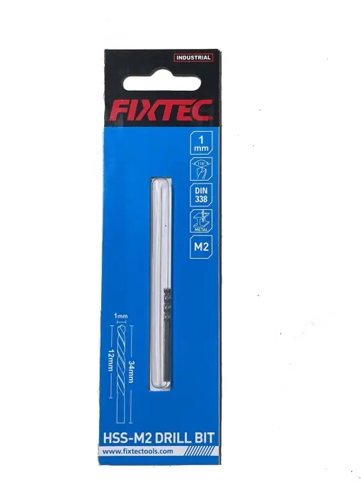 Set 2 Burghie Metal HSS-M2 FIXTEC 1 mm Promoție
