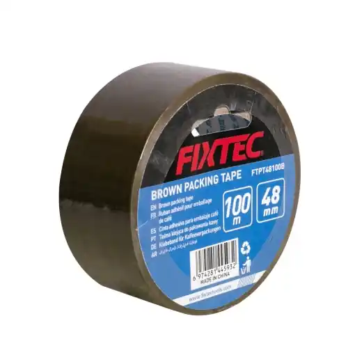 Ofertă specială Banda ambalare BOPP maro FIXTEC 48mm x 50m