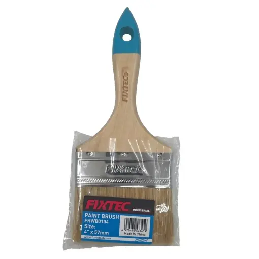 Pensula de vopsit FIXTEC maner lemn 4" (57 mm) Livrare rapidă