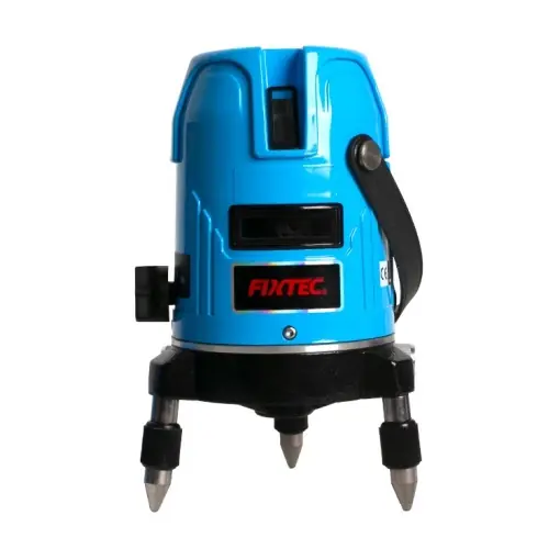 Nivel Laser FIXTEC, 5 Linii Roșii, 8 Puncte, raza 15m Livrare expres