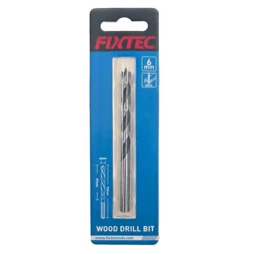 Nu rata Burghiu spiral lemn FIXTEC 6 mm x 93 mm