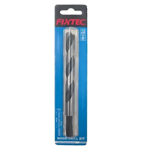 Burghiu spiral pentru lemn FIXTEC 12 mm x 151 mm Popular