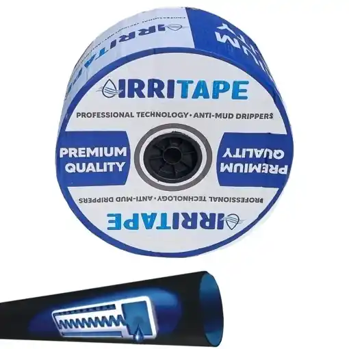 Plată sigură Banda de picurare Irritape, 20cm, 600m, diametru 16mm, cu duze