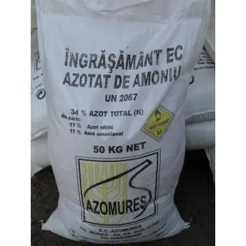 Bestseller AZOT (nitrat de amoniu) pentru cresterea cantitatii recoltelor