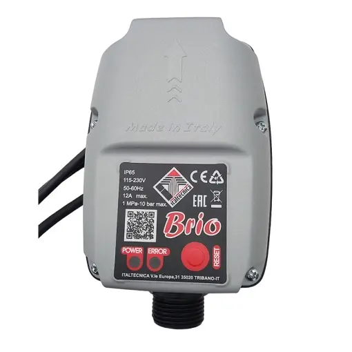 Reducere extra Prescontrol cu manometru de afisare a presiunii, Italtecnica BRIO