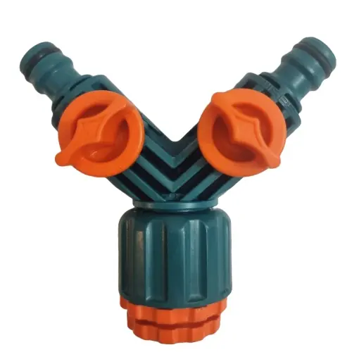 Adaptor Ramificatie pentru Robinet, 2 iesiri, PVC, 1/2", 3/4" Lichidare de stoc