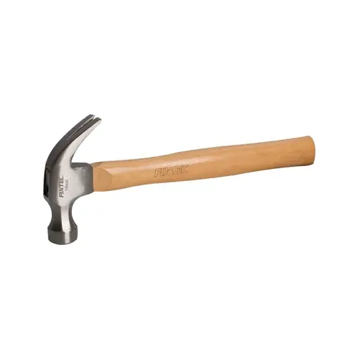 Ciocan de Tamplarie FIXTEC 8 oz cu Maner Lemn Plată securizată