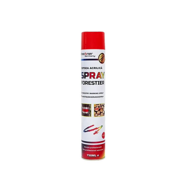 Ofertă specială Vopsea spray marcaj forestier rosu 750ml Breckner Germany