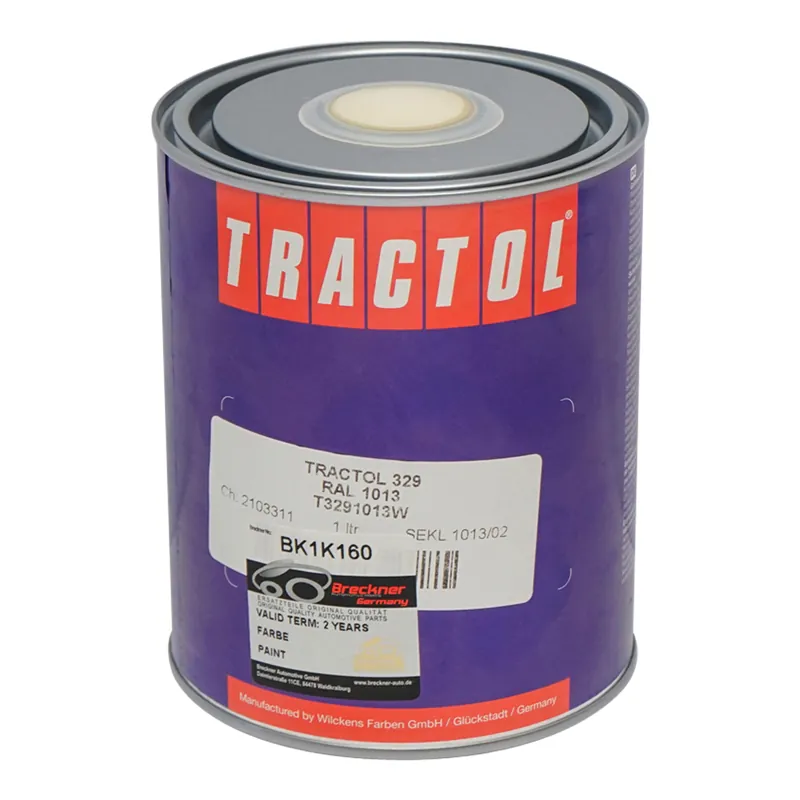 Retur gratuit Vopsea auto alb tip Bobcat 1L Tractol
