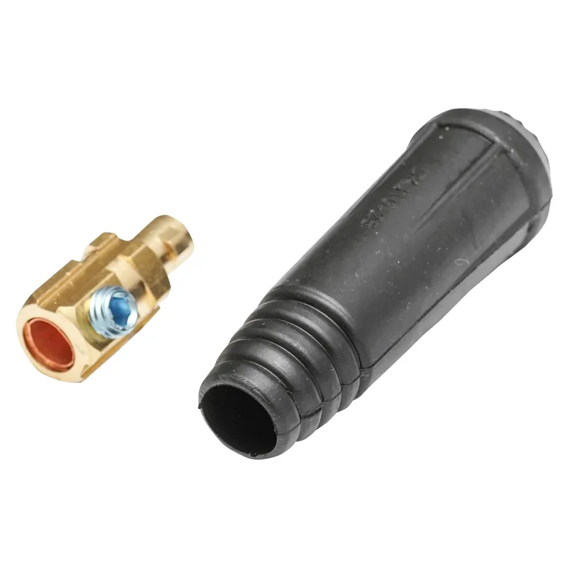 Transport gratuit Conector 9mm, DKJ10-25 pentru cablu sudura negru Breckner Germany