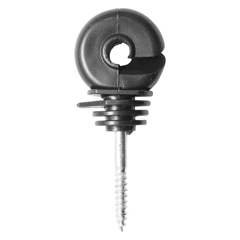 Izolator compact negru fi 5.4mm 87x37mm gard electric Mezofarm Retur gratuit