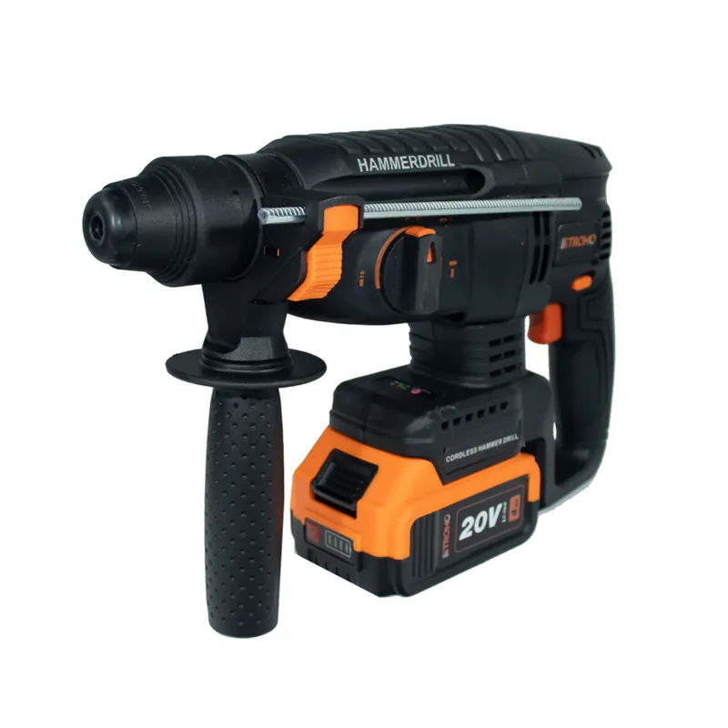 Preferatul clienților Ciocan rotopercutor pe acumulator , 3200 Bpm , 1400 Rpm , 20 V , 4 Ah , 3 J , Stromo AHA20