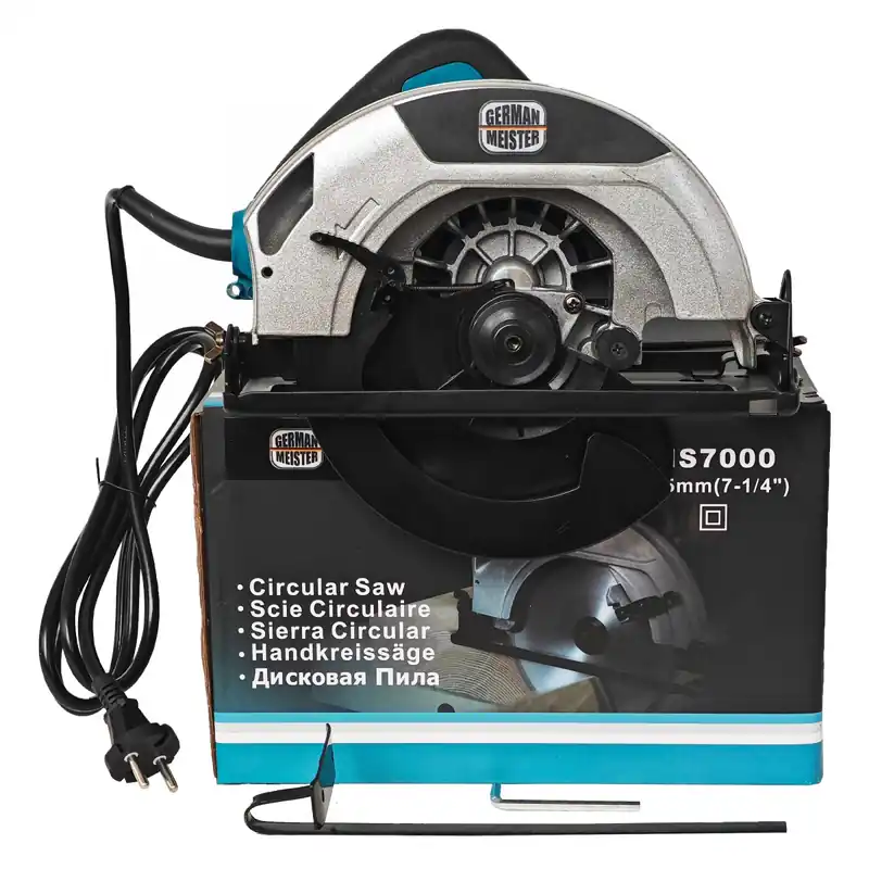 Fierastrau circular electric de mana German Meister, 1600 W, 185 mm, 4700 rot/min Ultima șansă