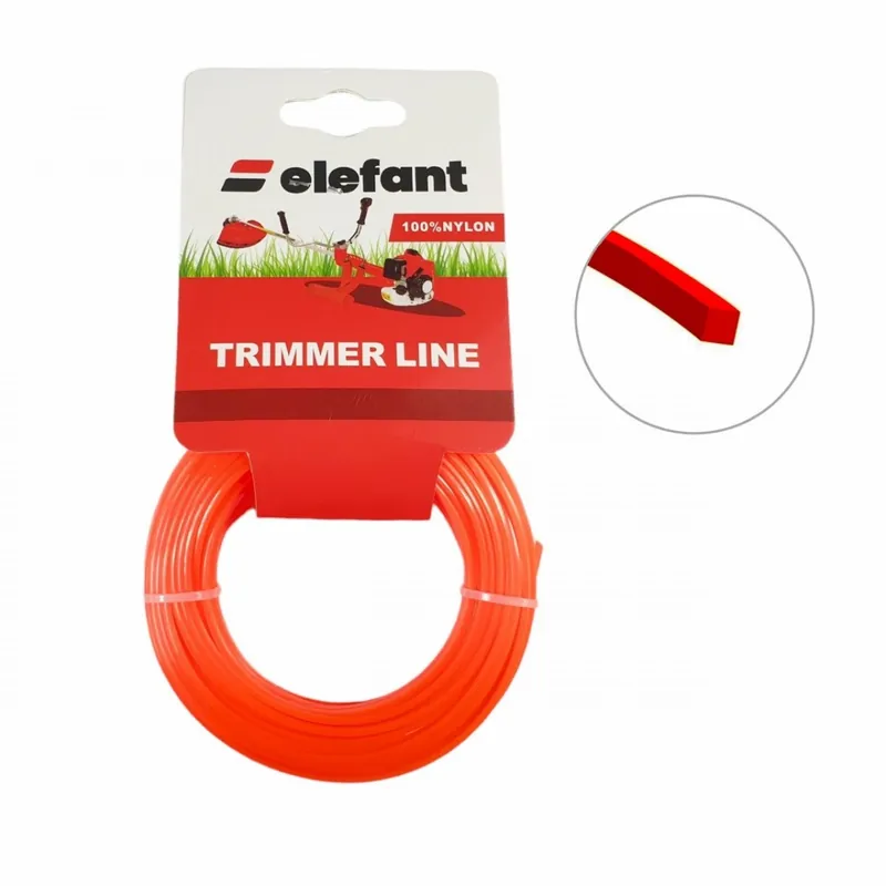 Reduceri FIR TAMBUR (PATRAT) 1.6mm x 15m, Elefant