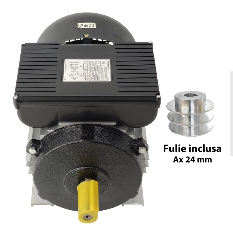 Motor electric , 2.2 Kw , 1500 Rpm , carcasa din aluminium , 2 condensatori Vezi acum