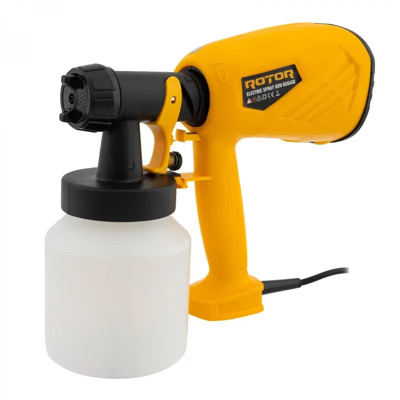 Pistol de vopsit ROTOR RSG450 , Putere 450W , Debit 650ml/min Ofertă