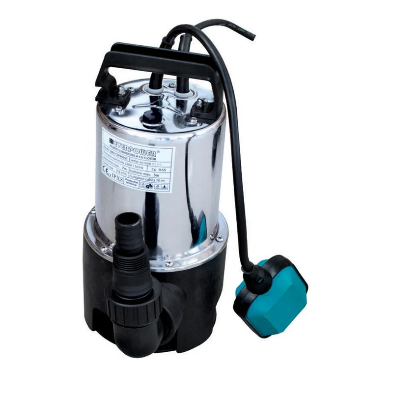 Pompa submersibila cu flotor 400w(inox)(apa murdara) Comandă acum