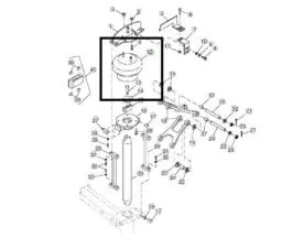 John Deere Perna Aer Fata AN205362 Livrare rapidă