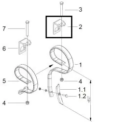 Guttler Bratara de prindere 80x50 L90300303 Ofertă specială