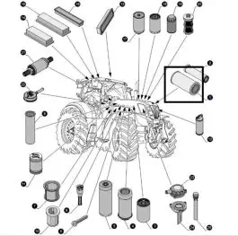 Filtru Aer Motor 87682990 Reducere de preț