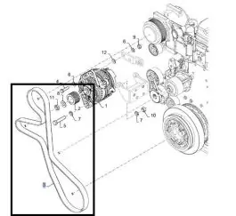 New Holland Curea 87699094 Cel mai vândut