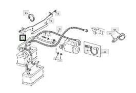 John Deere Cablu Baterie RE34431 Reducere extra