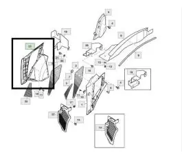 Ofertă limitată John Deere Capotaj Dreapta R555749