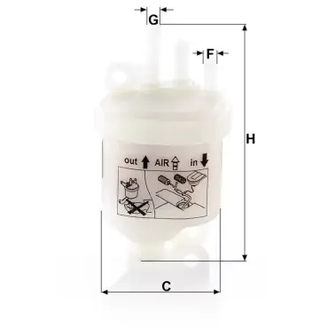 Filtru combustibil WK 53 Mann Filter Ofertă exclusivă