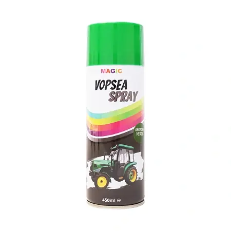 Spray vopsea auto verde tip Deutz profesionala cu uscare rapida 450ml MAGIC Disponibil imediat