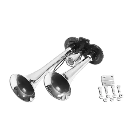 Claxon 2 trompete 12/24V pentru compresor aer Cumpărături sigure